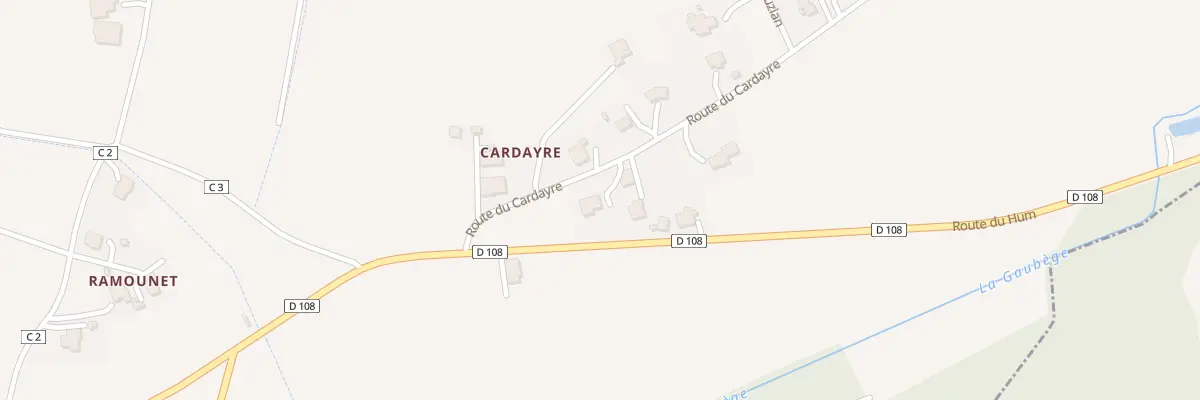 Plan du 160 Rte de Cardayre à Saint-Léon