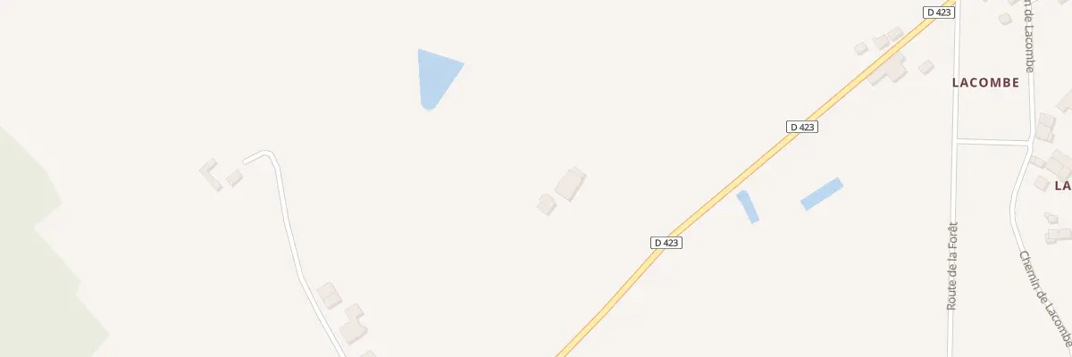 Plan du 9 Aubarede à Monteton