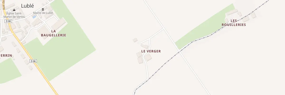 Plan du 78 Le Verger à Lublé