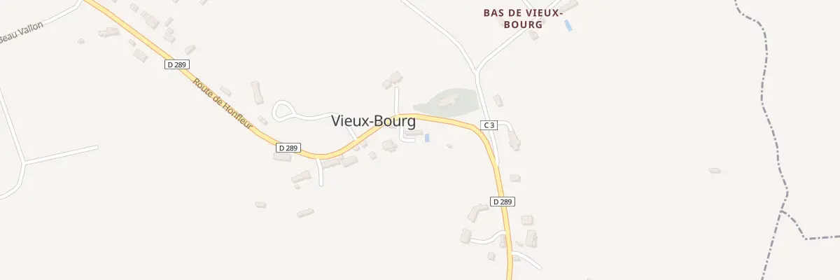 Plan du 25 Rte de Honfleur à Vieux-Bourg
