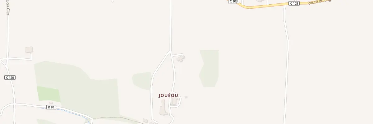 Plan du 5001 A Joueou à Gondrin