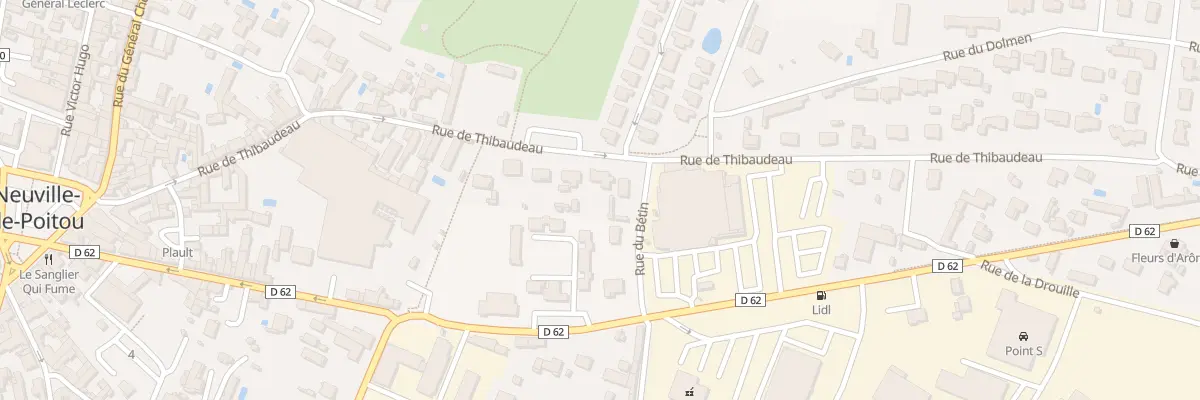 Plan du 49 Rue Thibaudeau à Neuville-de-Poitou