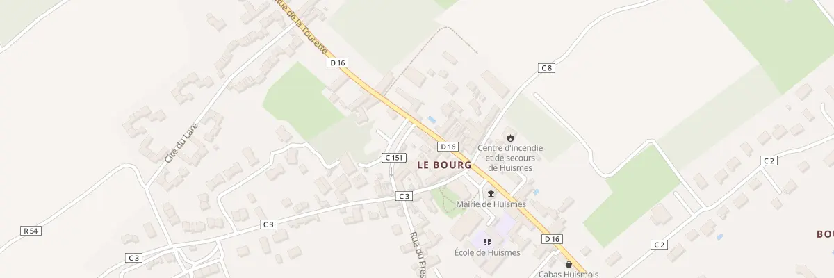 Plan du 1 Rue des Ruettes à Huismes