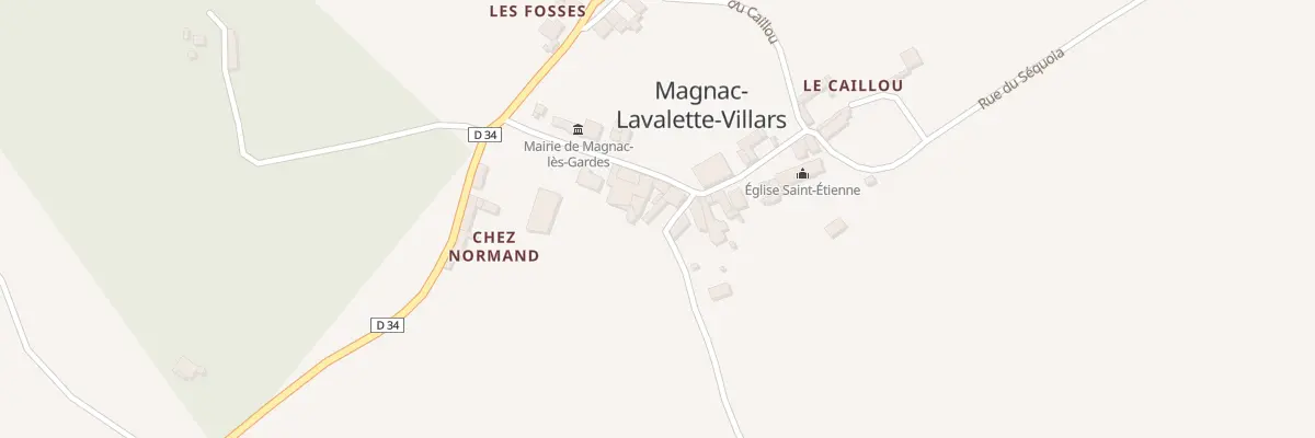 Plan du 2 Imp des Chenes à Magnac-lès-Gardes