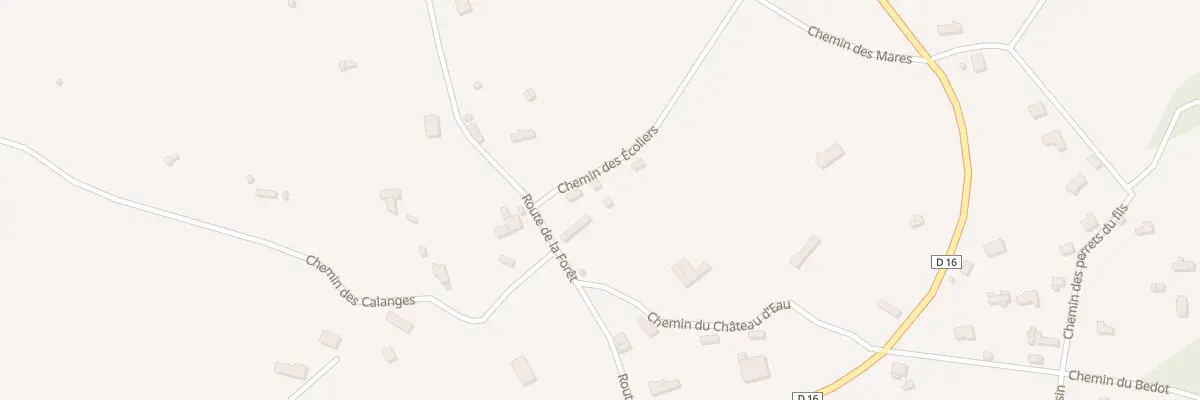 Plan du 9316 Rte de la Forêt à Canapville