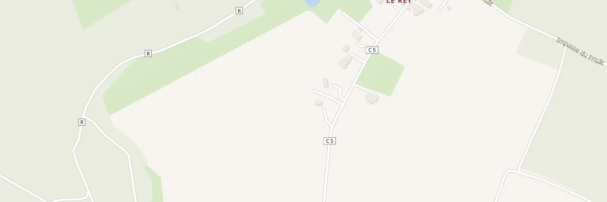 Plan du 500 Rte du Rey à Réaup-Lisse