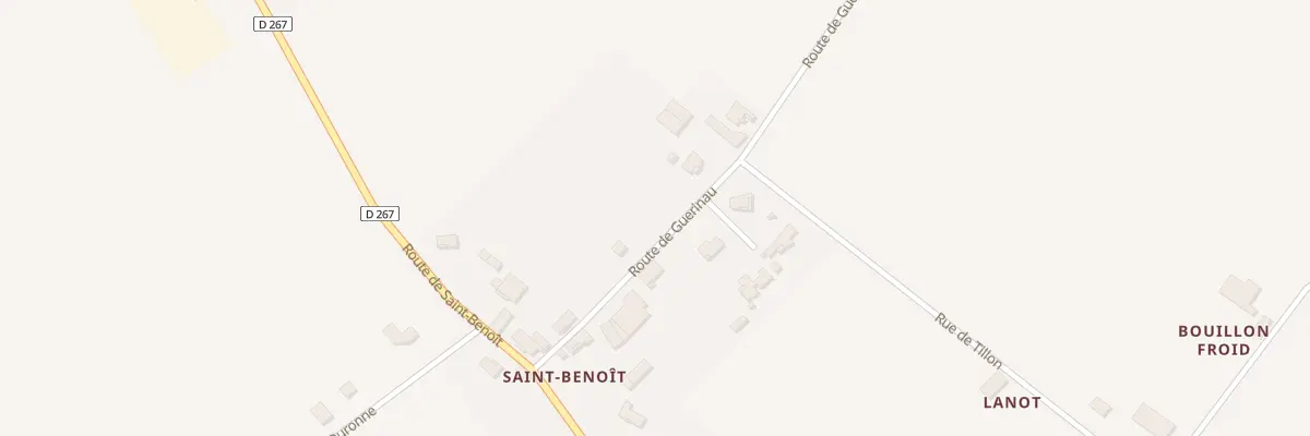 Plan du 9997 Saint Benoit à Birac-sur-Trec