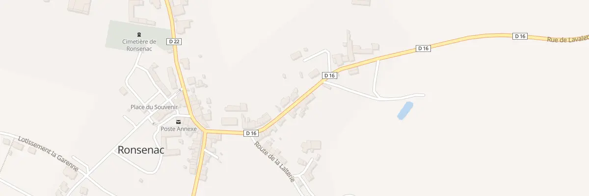 Plan du 5105 Le Bourg à Magnac-lès-Gardes