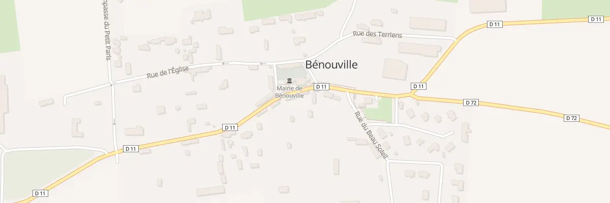 Plan du 1 Rue de l’Aiguille de Belval à Bénouville