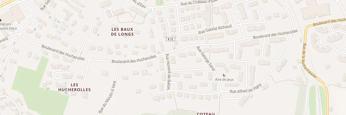 Plan du 2 Rue Honore de Balzac à Chinon