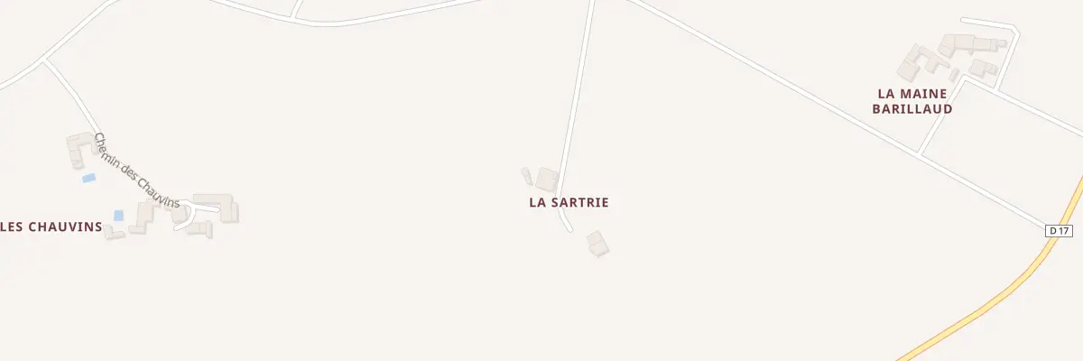 Plan du 5130 La Sartrie à Salles-Lavalette
