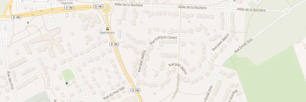 Plan du 19 Rue Jean Behra à Mulsanne