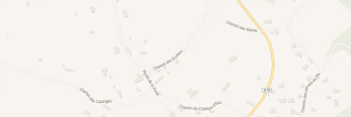 Plan du 210 Rte de la Forêt à Canapville
