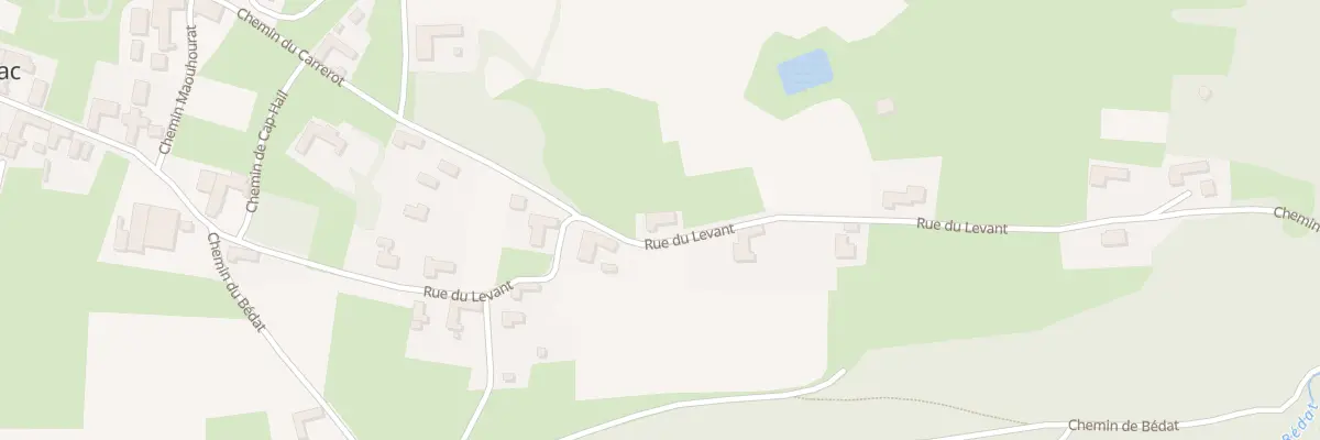 Plan du 33 Rue du Levant à Clarac