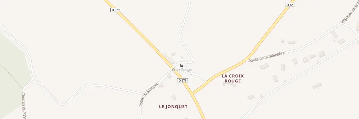 Plan du 112 La Croix Rouge à Ticheville