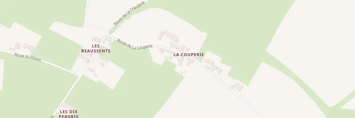 Plan du 8 Rte de la Couperie à Mayet