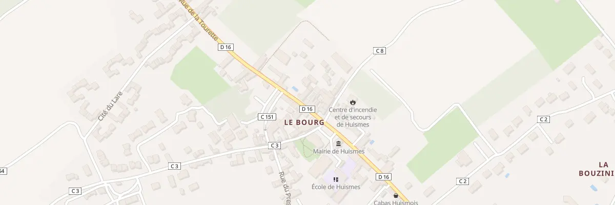 Plan du 8 Rue de la Tourette à Huismes