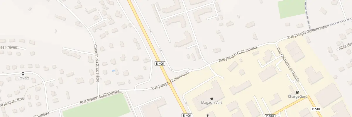 Plan du 1A All des Charmilles à Lisieux