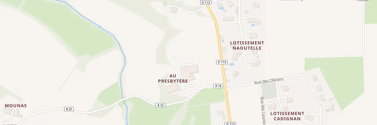 Plan du 5068 Au Presbytere à Courrensan