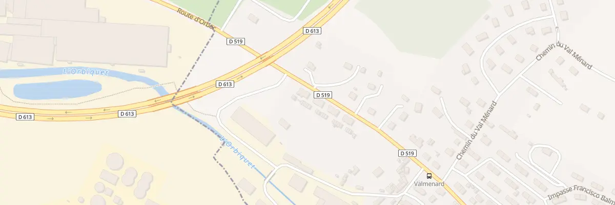 Plan du 12 Rte d’Orbec à Beuvillers