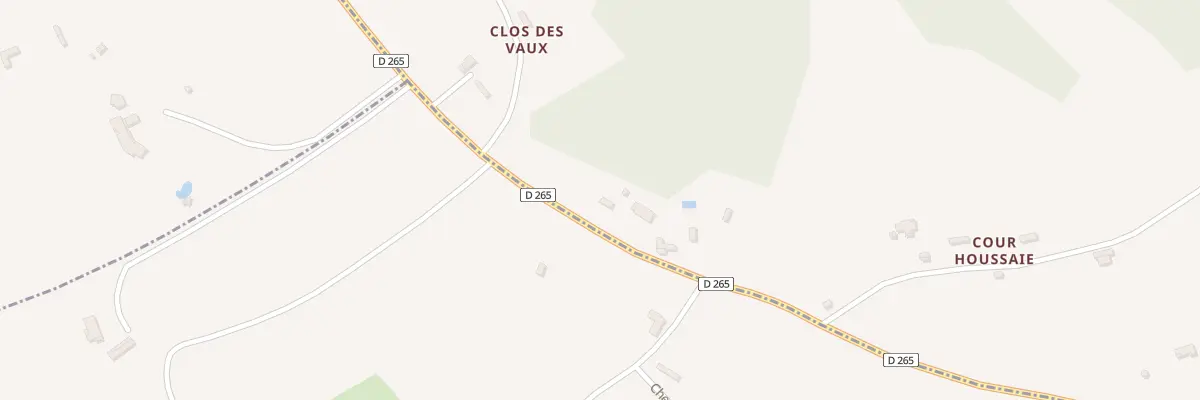 Plan du 852 Rte de Saint Julien S Calonne aux Authieux-sur-Calonne