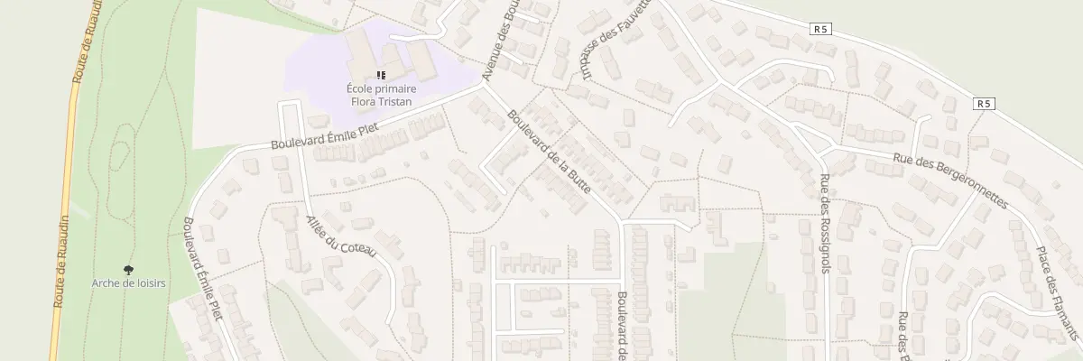 Plan du 12 Bd de la Butte à Mulsanne