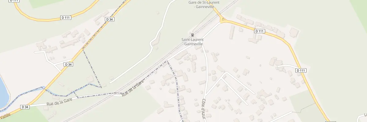 Plan du 7 Rue de la Gare à Saint-Laurent-de-Brèvedent