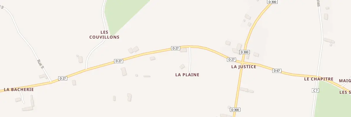 Plan du 5183 La Plaine à Dangeul