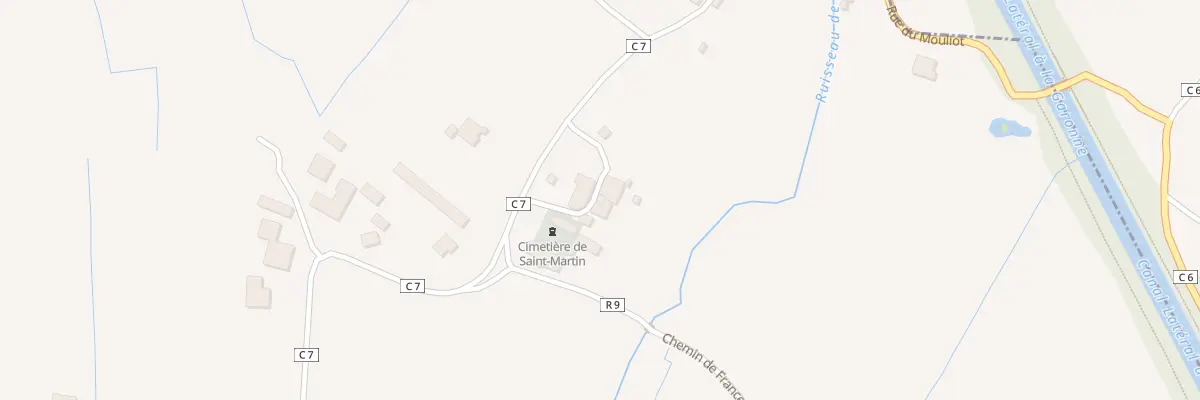 Plan du 774 Chem de St Martin à Calonges