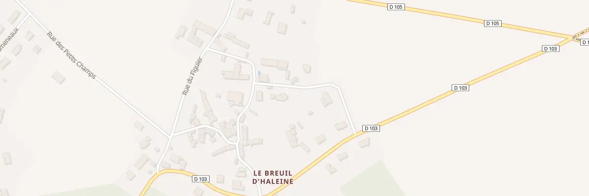 Plan du 303 Le Breuil d’Haleine à Val-de-Comporté