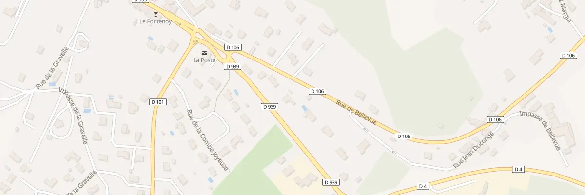 Plan du 965 Rue de Bellevue à Garat