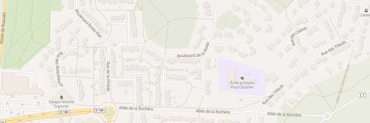 Plan du 113 Bd de la Butte à Mulsanne