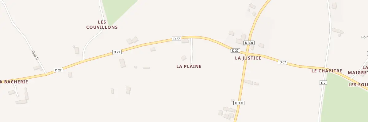 Plan du 5224 La Plaine à Dangeul