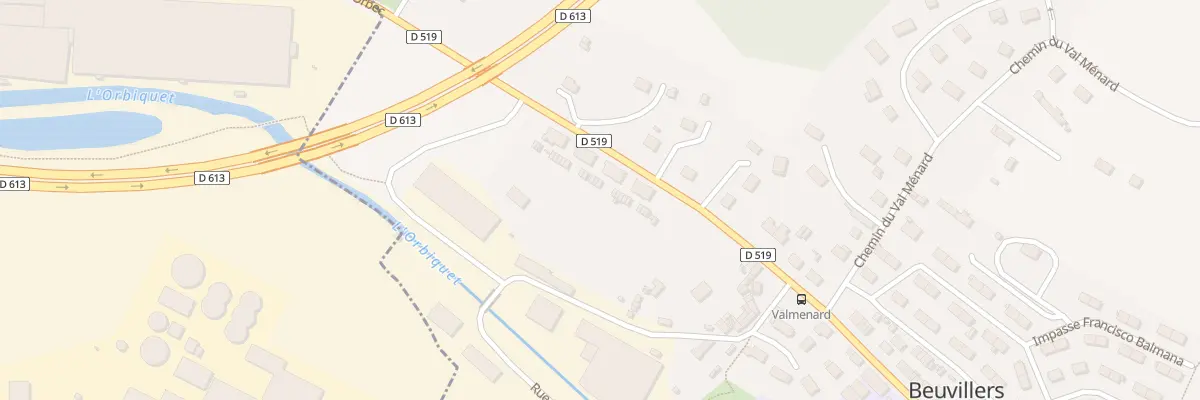 Plan du 30 Rte d’Orbec à Beuvillers