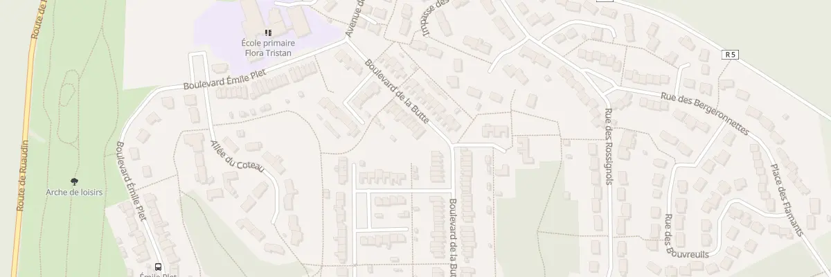 Plan du 26 Bd de la Butte à Mulsanne
