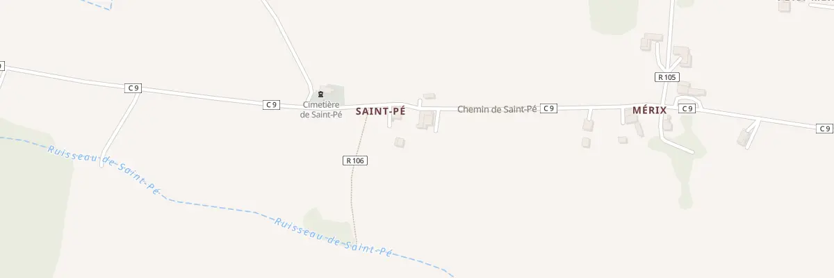 Plan du 5130 Saint Pe à Castillon-Debats