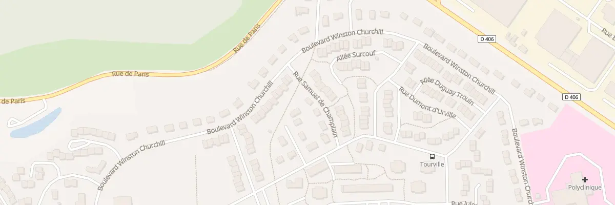 Plan du 2 Rue Samuel de Champlain à Lisieux