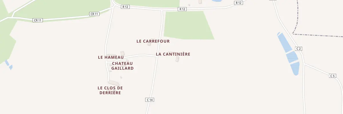 Plan du 5017 La Cantiniere à Thoigné