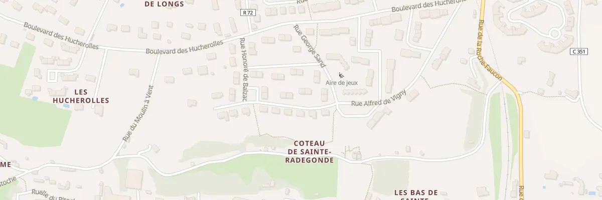 Plan du 5 Rue Alfred de Vigny à Chinon