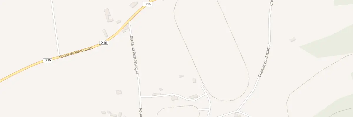 Plan du 199 Rte du Beauleveque à Canapville