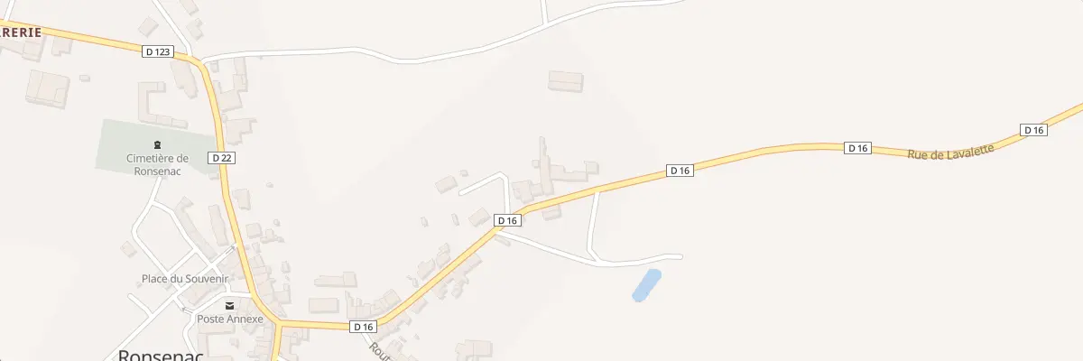 Plan du 30 Rue de Lavalette à Ronsenac