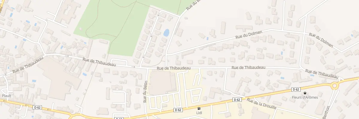 Plan du 52 Rue Thibaudeau à Neuville-de-Poitou