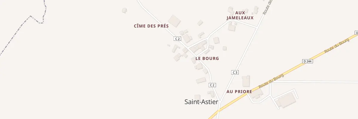 Plan du 211 Rte de Villeneuve à Saint-Astier