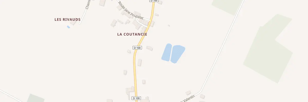 Plan du 1003 La Coutancie Est à Chassaignes