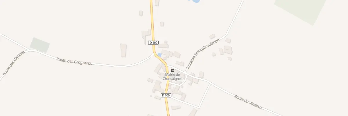 Plan du 17 Le Bourg à Chassaignes
