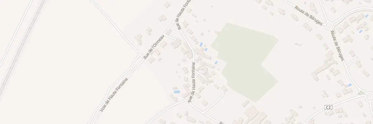 Plan du 25 Rue de Haute Fontaine à Fontaine-le-Comte