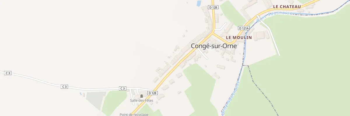 Plan du 21 Rue des Rosiers à Congé-sur-Orne