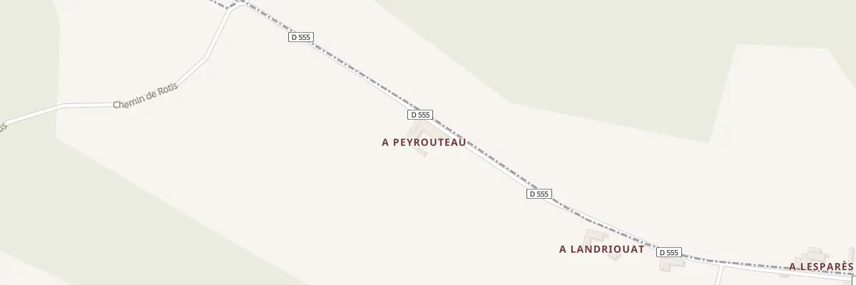 Plan du 5015 A Peyrouteou à Laguian-Mazous
