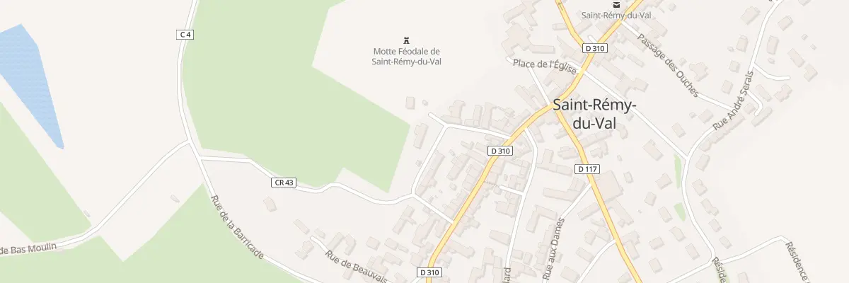 Plan du 8 Rue du Dauphin à Saint-Rémy-du-Val