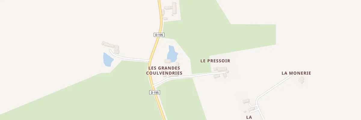 Plan du 1 Les Coulvendries à Congé-sur-Orne